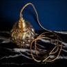 Baladeuse, globe irisé doré