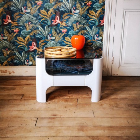 Table basse carrée, années 70