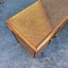 Enfilade en rotin et cannage