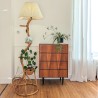 Lampadaire en rotin