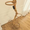 Lampadaire en rotin