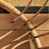 Lampadaire en rotin