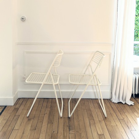 2 chaises Ted Net by Niels Gammelgaard pour Ikea