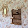 Etagère en osier et rotin