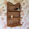 Etagère en osier et rotin