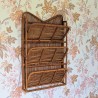 Etagère en osier et rotin