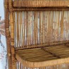 Etagère en osier et rotin