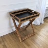 Table d'appoint en rotin