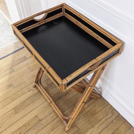 Table d'appoint en rotin