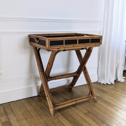 Table d'appoint en rotin
