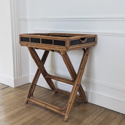 Table d'appoint en rotin