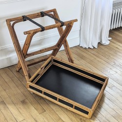 Table d'appoint en rotin