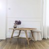 Table basse en rotin