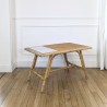 Table basse en rotin