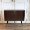 Meuble bar à roulettes, en formica