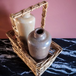Panier, porte bouteille en osier - Chez-nenette.fr