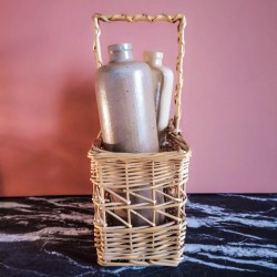 Panier, porte bouteille en osier - Chez-nenette.fr