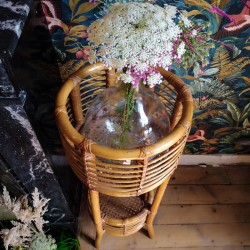 Porte plante en osier et cannage - Chez-nenette.fr