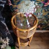 Porte plante en osier et cannage - Chez-nenette.fr