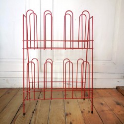 Porte chaussure en fer rouge - chez-nenette.fr