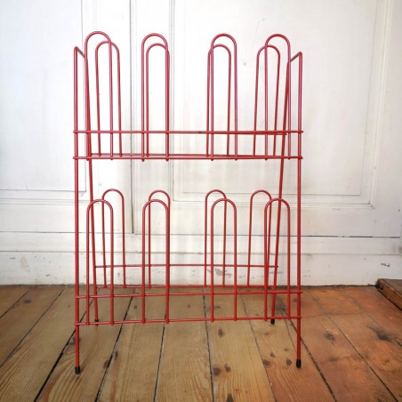 Porte chaussure en fer rouge