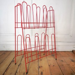 Porte chaussure en fer rouge - chez-nenette.fr