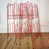 Porte chaussure en fer rouge - chez-nenette.fr