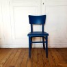 Chaise Thonet bleu "Nénette"