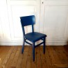 Chaise Thonet bleu "Nénette"