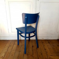 Chaise Thonet bleu "Nénette"